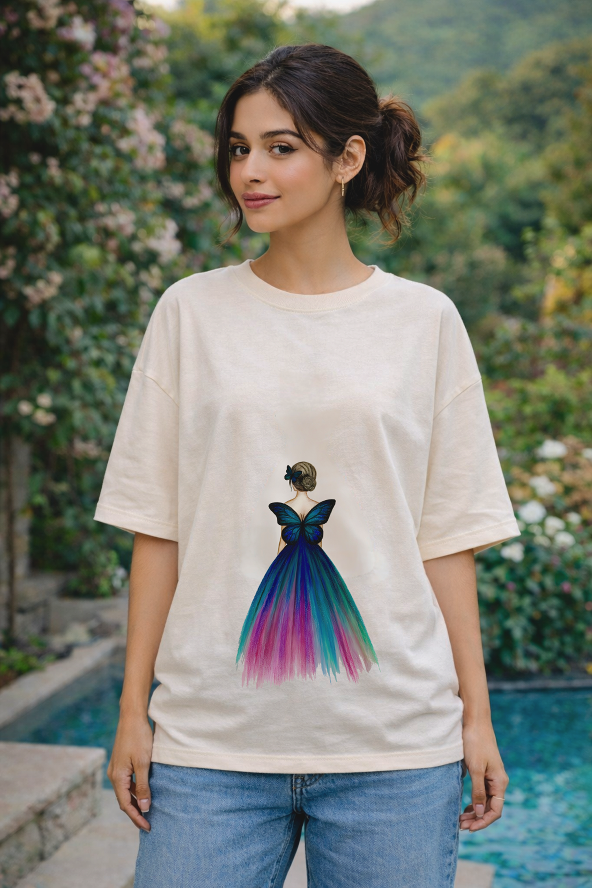 Women’s Tshirt 240 gsm french terry cotton