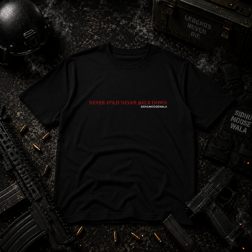 Never fold never back down Tshirt