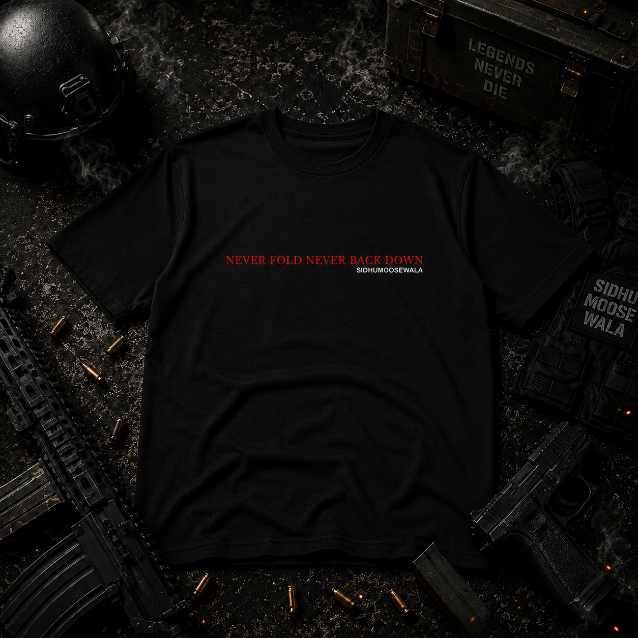 Never fold never back down Tshirt