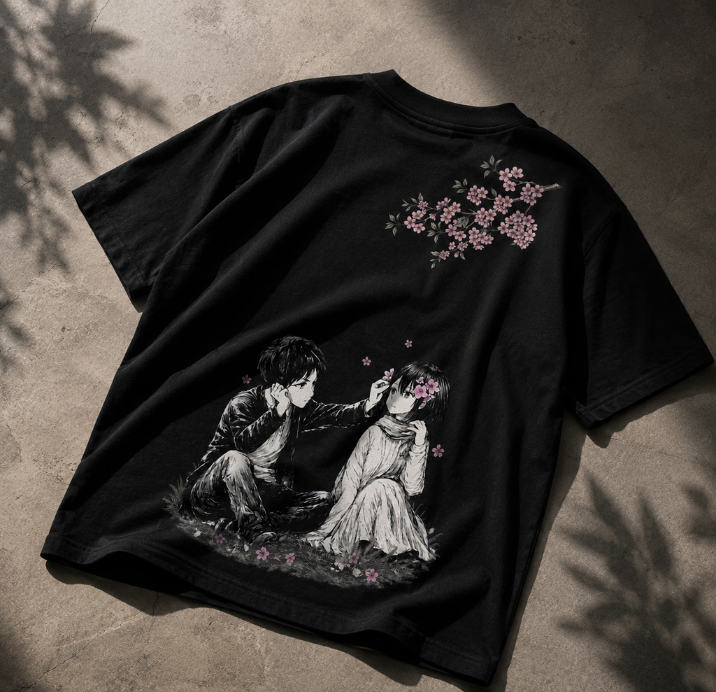 THE END — Eren × Mikasa Graphic T-Shirt